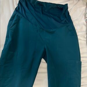 Mandala Caribbean blue Jogger Maternity scrub Pants